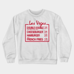 Las Vegas Burger Crewneck Sweatshirt